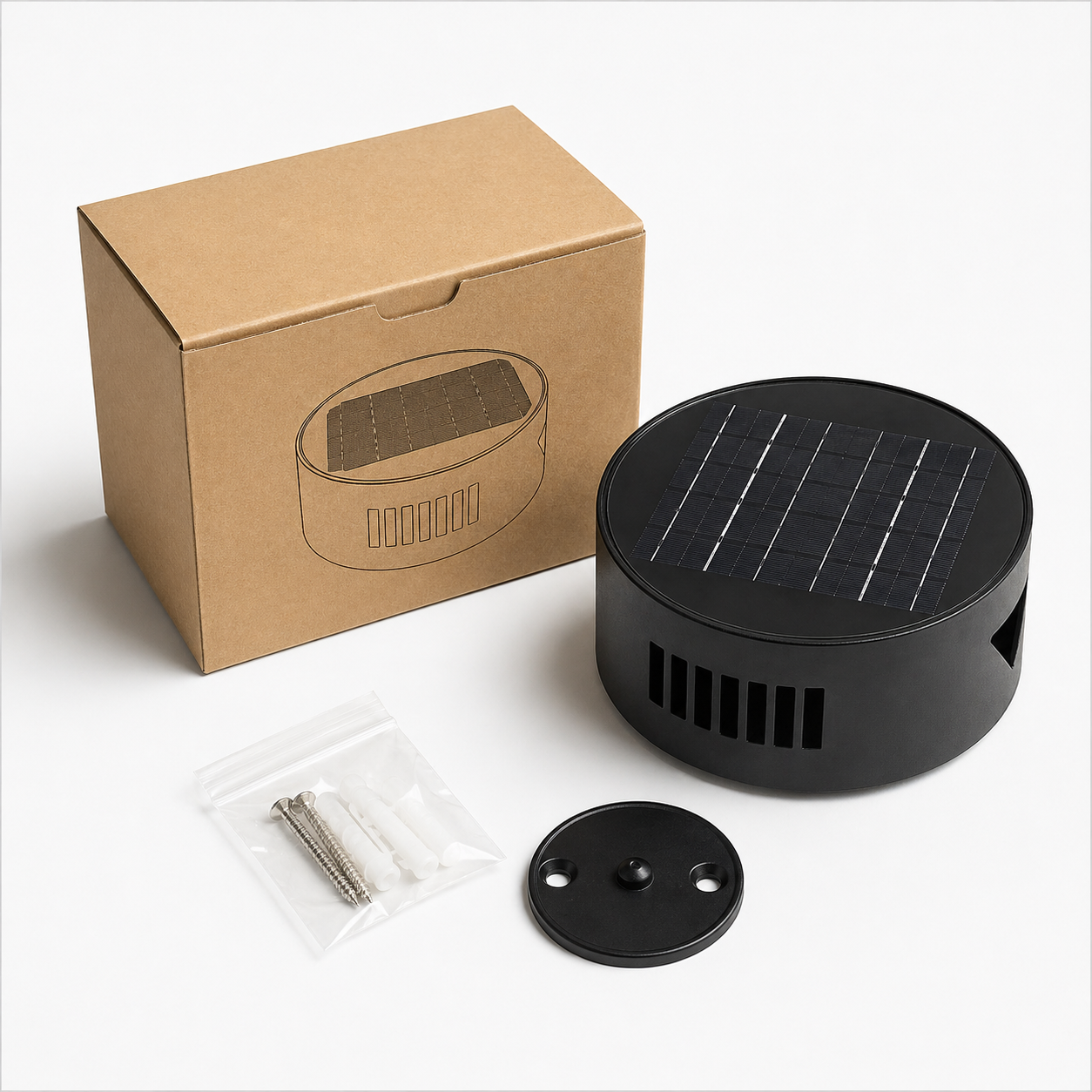 Solkrets | Solar Wandlamp met 360° Rotatie (2-pack)