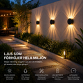Solkrets | Solar Wandlamp met 360° Rotatie (2-pack)