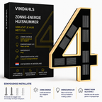 Vindahls Huisnummers | Verlicht & op Zonne-energie