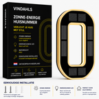 Vindahls Huisnummers | Verlicht & op Zonne-energie